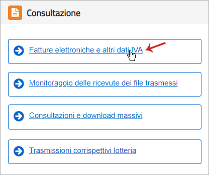 Importazione file xml corrispettivi