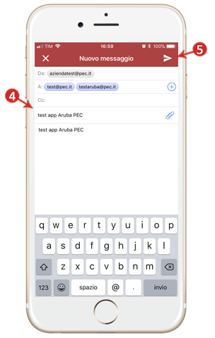 Webmail pec app