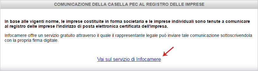 Pannello Gestionemail Pec Comunica Casella Al Registro Imprese Guide Pec It