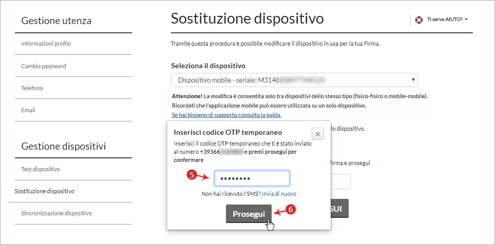 App Aruba Otp Come Riconfigurarla In Caso Di Problemi O Cambio Di Telefono Tablet Guide Pec It