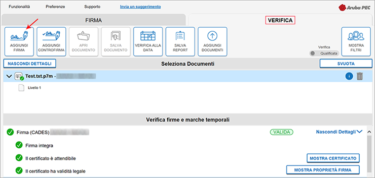 Firma digitale remota aruba