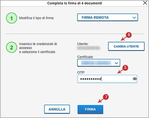 Firma digitale remota aruba