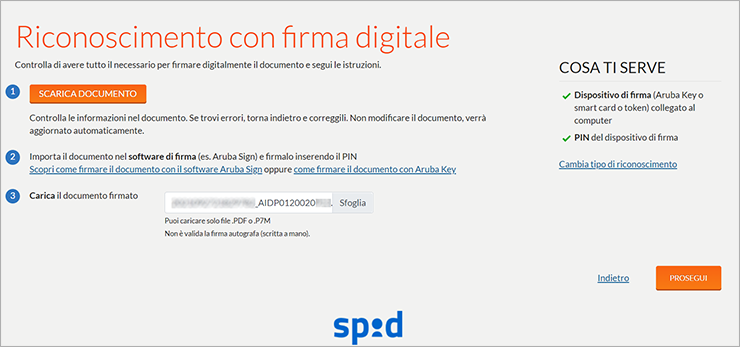 Come configurare il lettore per la firma digitale